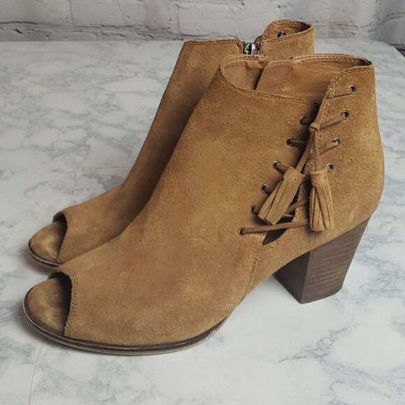 💝Franco Fortini Suede BOHO Heels 💝 - Picture 1 of 8